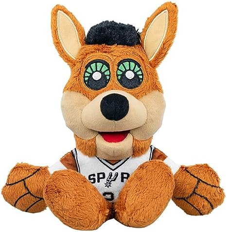 Bleacher Creatures San Antonio Spurs Coyote 8" NBA Kuricha Mascot Sitting Plush - Soft Chibi Inspired Mascot
