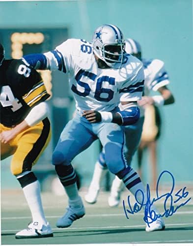 Hollywood Henderson Dallas Cowboys Action Signed 8x10 - Autographed NFL Photos