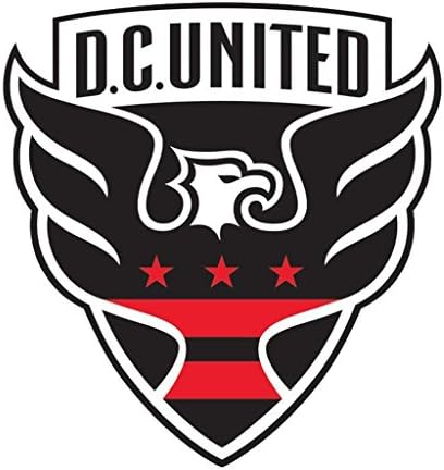 Mls Dc United CreativeStickers0515 Set Of Two (2x) Stickers , Laptop , Ipad , Car , Truck , Size 4 inches on Longer Side