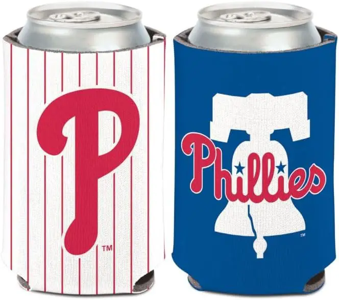Philadelphia Phillies 2 Color Can Cooler 12 oz.