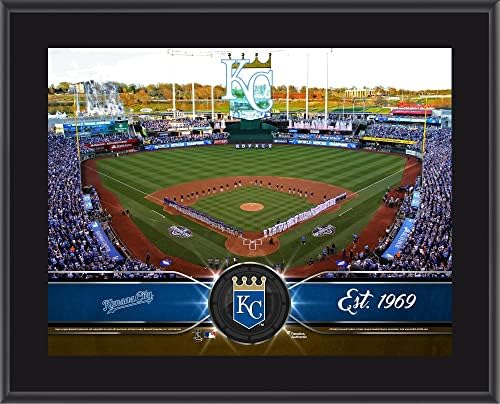 Kansas city Royals 10" x 13" Sublimated Team Stadium Plaque - MLB Team Plaques and Collages