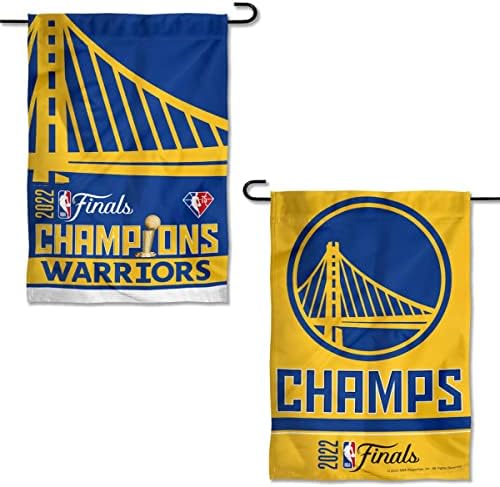 Golden State Warriors 2022 NBA Champions Double Sided Garden Flag Banner