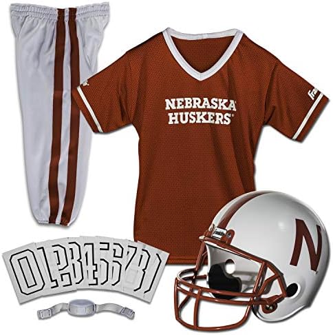 Franklin Sports NCAA Kids Football Uniform Set-Youth Football Costume for Boys & Girls - Set Includes Helmet, Jersey & Pants
