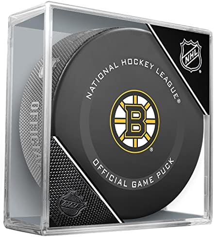 Boston Bruins Unsigned Inglasco 2021 Model Official Game Puck - Unsigned Pucks