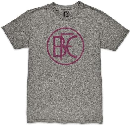 Burnley FC Retro Badge Vintage Tri-Blend T-Shirt - Grey
