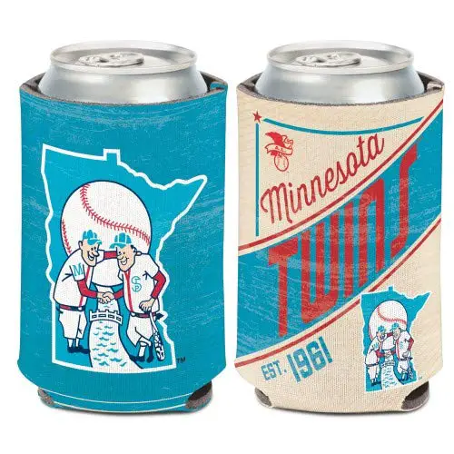 WinCraft Minnesota Twins Can Cooler Vintage Design