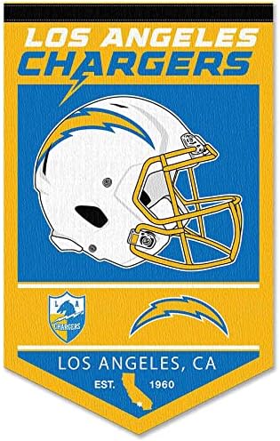Los Angeles Chargers Heritage History Banner Pennant