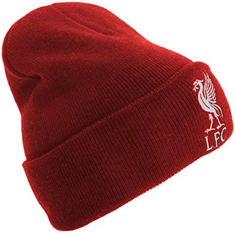 Official Soccer/Football Merchandise Adult Liverpool FC Core Winter Beanie Hat (One Size) (Red)
