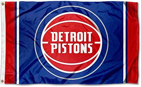 Detroit Pistons Outdoor Large Grommet Flag