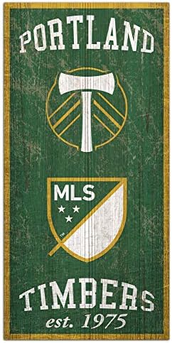 Fan Creations MLS Portland Timbers Unisex Portland Timbers Heritage Sign, Team Color, 6 x 12