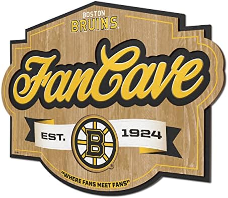 YouTheFan NHL Boston Bruins Fan Cave Sign