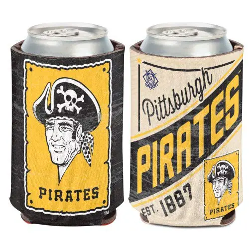 WinCraft Pittsburgh Pirates Can Cooler Vintage Design