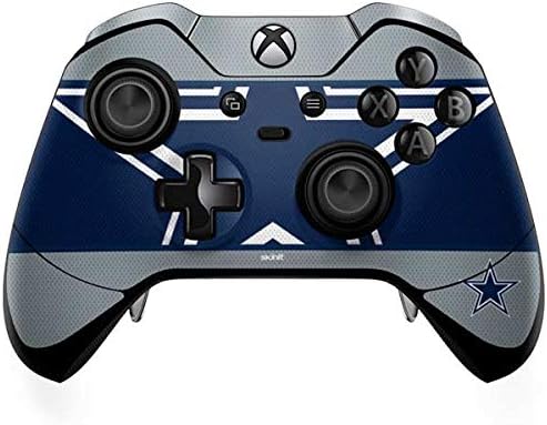 Skinit Decal Gaming Skin Compatible with Xbox One Elite Controller - Officially Licensed NFL Dallas Cowboys Zone Block Design