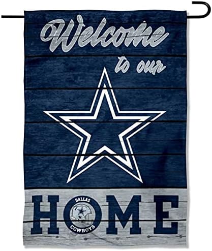 Dallas Cowboys Welcome Home Decorative Garden Flag Double Sided Banner