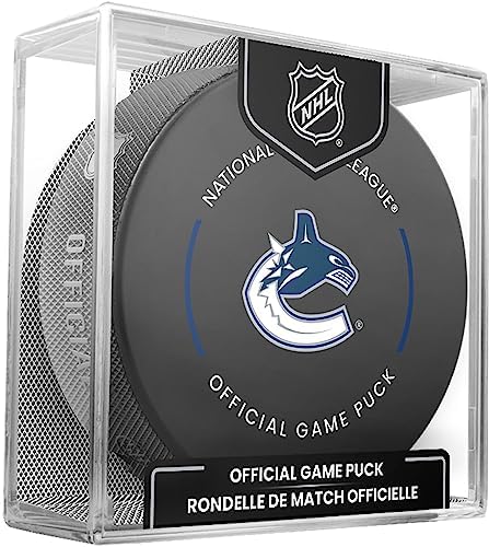 Vancouver Canucks Unsigned Inglasco 2022-23 Season Official Game Puck - Unsigned Pucks