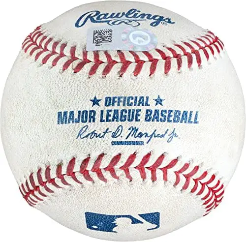 New York Yankees Game-Used Baseball vs. Tampa Bay Rays on May 12, 2023 - MLB Game Used Baseballs