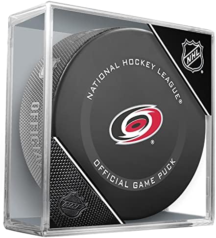Carolina Hurricanes Unsigned Inglasco 2021 Model Official Game Puck - Unsigned Pucks