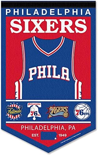 Philadelphia 76ers Heritage History Banner Pennant
