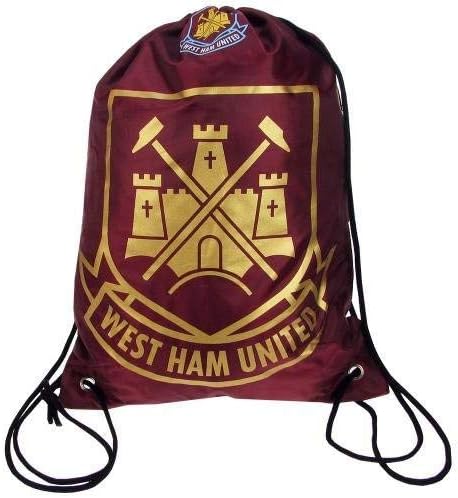 West Ham Unisex Foil Print Gym Bag, Multi-Colour by West Ham United F.C.