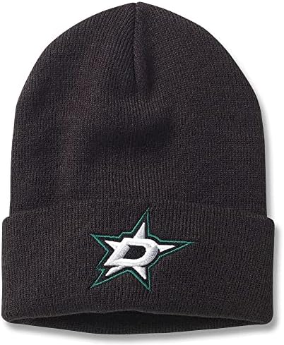 AMERICAN NEEDLE National Hockey League NHL Team Unisex Beanie Hat, Cuffed Knit Collection Headwear