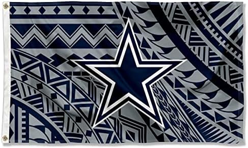 Dallas Cowboys Samoan Pattern 3x5 Grommet Flag