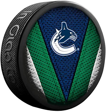 Vancouver Canucks Officially Licensed Stitch Design Hockey Puck