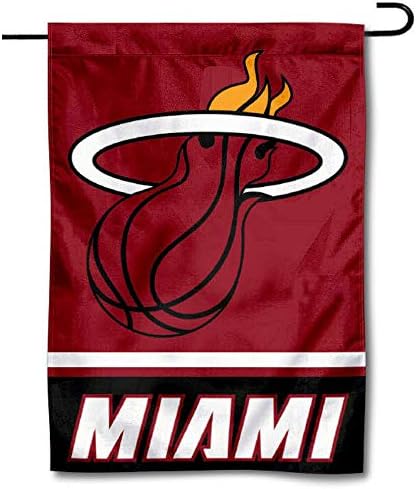 Miami Heat Double Sided Garden Flag