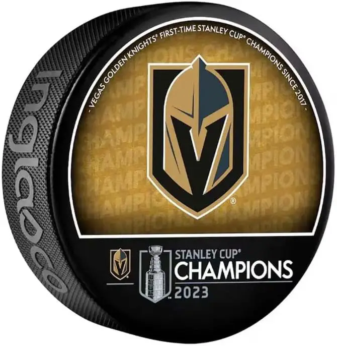 Vegas Golden Knights 2023 Stanley Cup Champions Puck