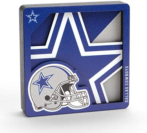 YouTheFan NFL Dallas Cowboys 3D Logo Series Magnets