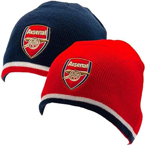 Arsenal FC Authentic EPL Reversible Knit Hat Red/Navy