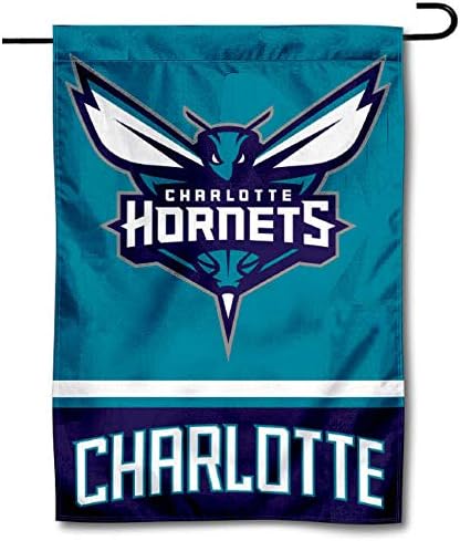 Charlotte Hornets Double Sided Garden Flag