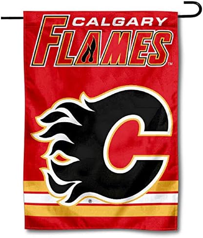 Calgary Flames Double Sided Garden Flag