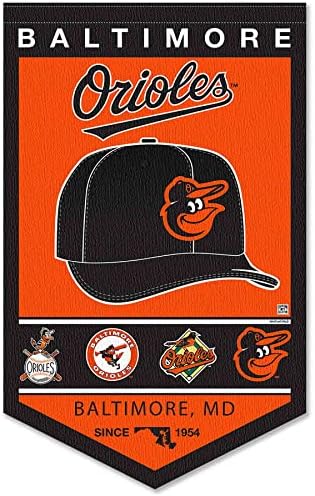 Baltimore Orioles Heritage History Banner Pennant
