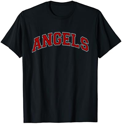 Vintage Angels Sports Name Athletic Text Arch Gift Men Women T-Shirt