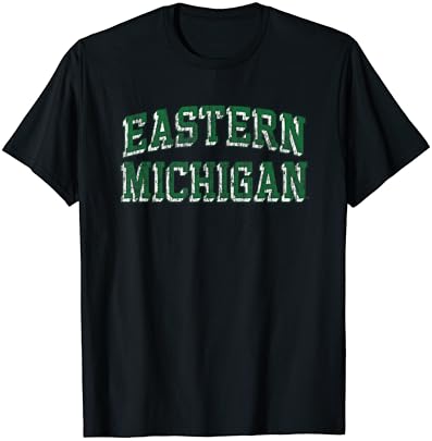 Eastern Michigan Eagles Vintage Block Officially Licensed T-Shirt