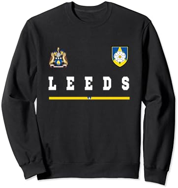 Leeds Sports/Soccer Jersey Tee Flag Football Sweatshirt