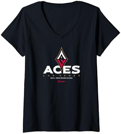 Womens WNBA Las Vegas Aces High V-Neck T-Shirt