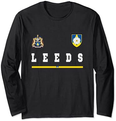 Leeds Sports/Soccer Jersey Tee Flag Football Long Sleeve T-Shirt