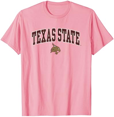 Texas State Bobcats Arch Over Pink Officially Licensed T-Shirt