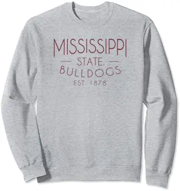 Mississippi State University Bulldogs Simple Sweatshirt