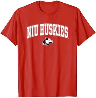 Northern Illinois Huskies Arch Over Officially Licensed Red T-Shirt