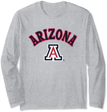 Arizona Wildcats Standard Logo Officially Licensed Long Sleeve T-Shirt