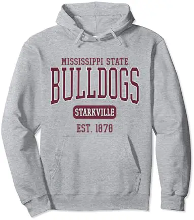 Mississippi State University Bulldogs Est. Date Pullover Hoodie
