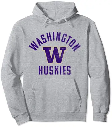 University of Washington Huskies Large Pullover Hoodie