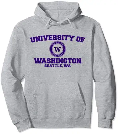 University of Washington Huskies Circle Logo Pullover Hoodie