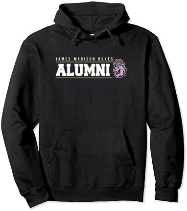 James Madison University JMU Dukes Alumni with Logo Pullover Hoodie