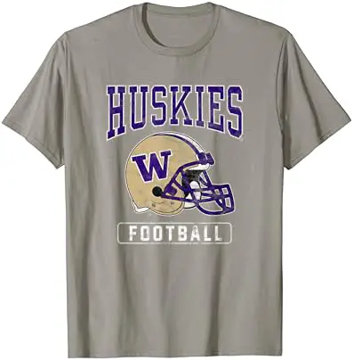 Huskies Football Helmet T-Shirt