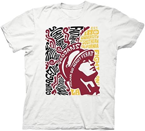 Ripple Junction University of Southern California NCAA USC Retro 1960's Style Tommy Trojan Crew T-Shirt