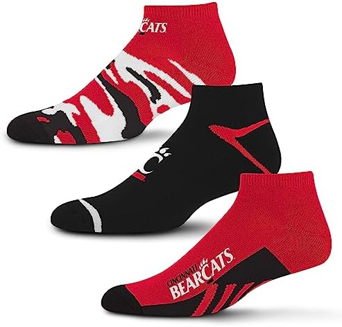 For Bare Feet Camo Boom 3 Pack Ankle Sock